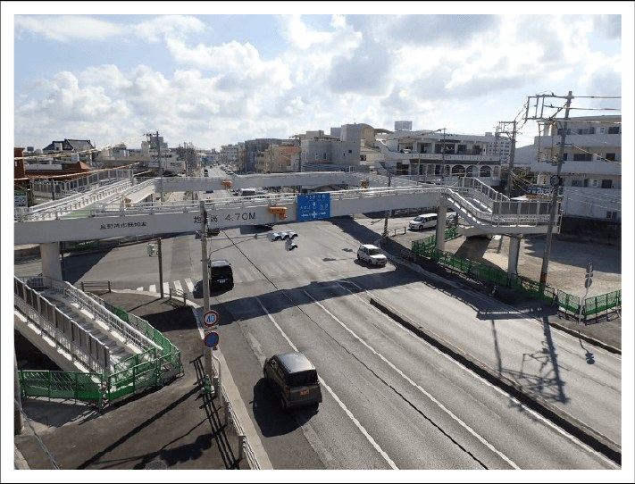 我如古横断歩道橋